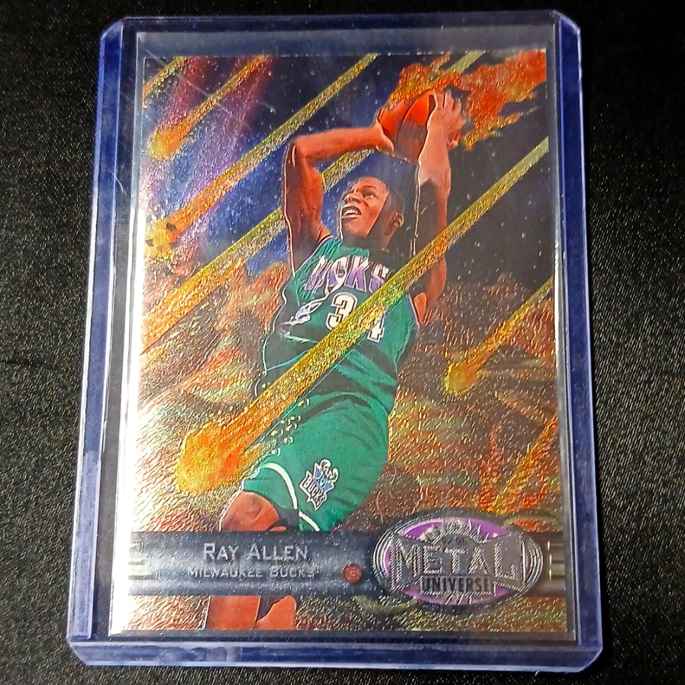 1997 Skybox Metal Universe Ray Allen Card